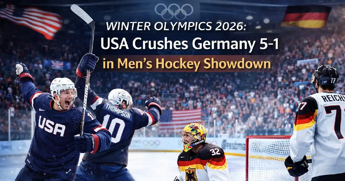 Winter Olympics 2026: USA Crushes Germany 5-1 in Men’s Hockey Showdown